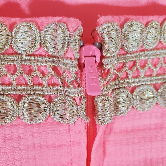 Lilly Pulitzer Coral Pink Vena Stretch Shift Dress 00 - Picture 13 of 14